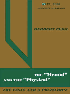 cover image of The Mental and the Physical